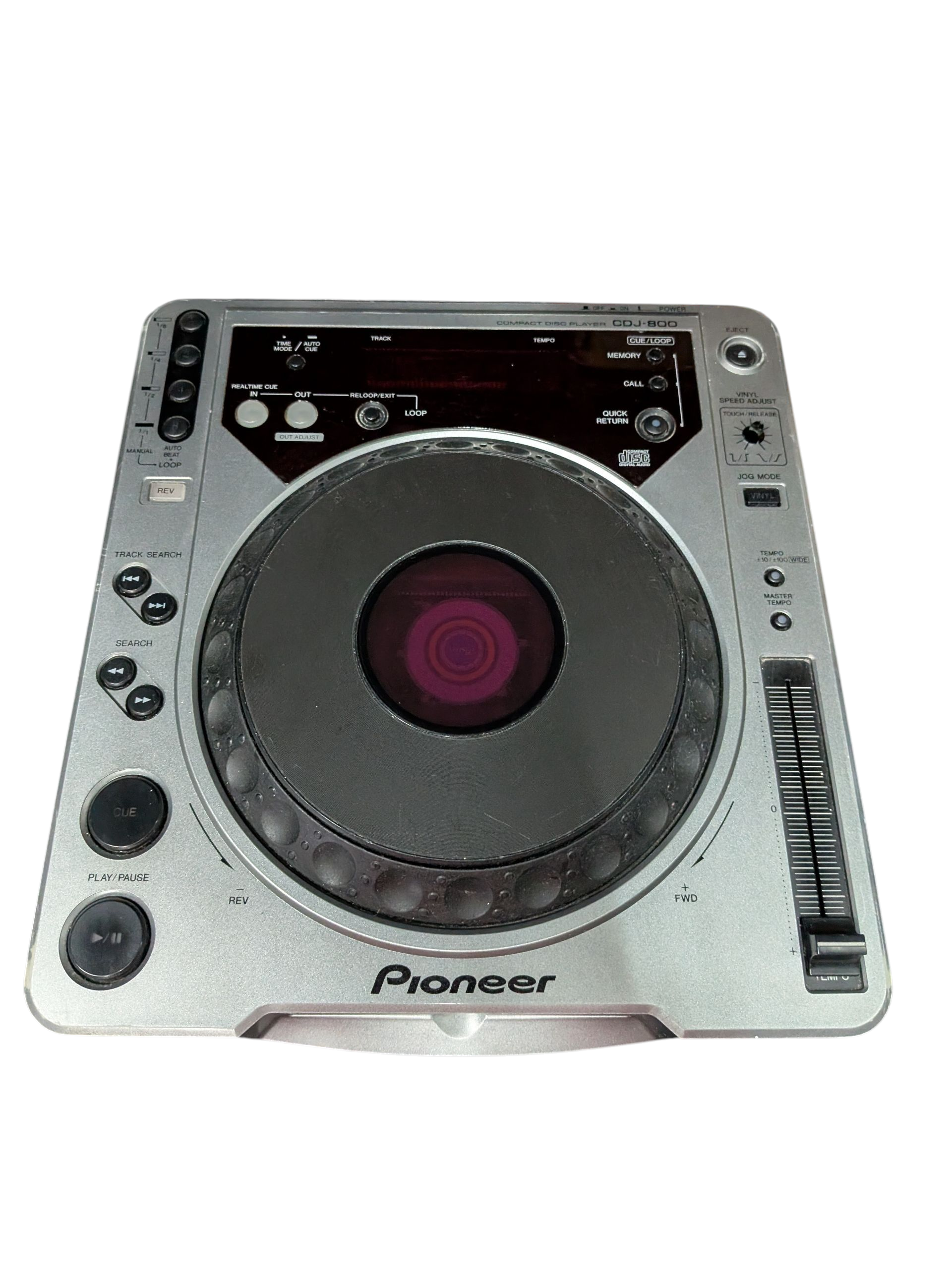 Pre-owned Pioneer CDJ-800 Digital DJ Turntable CD Player Deck